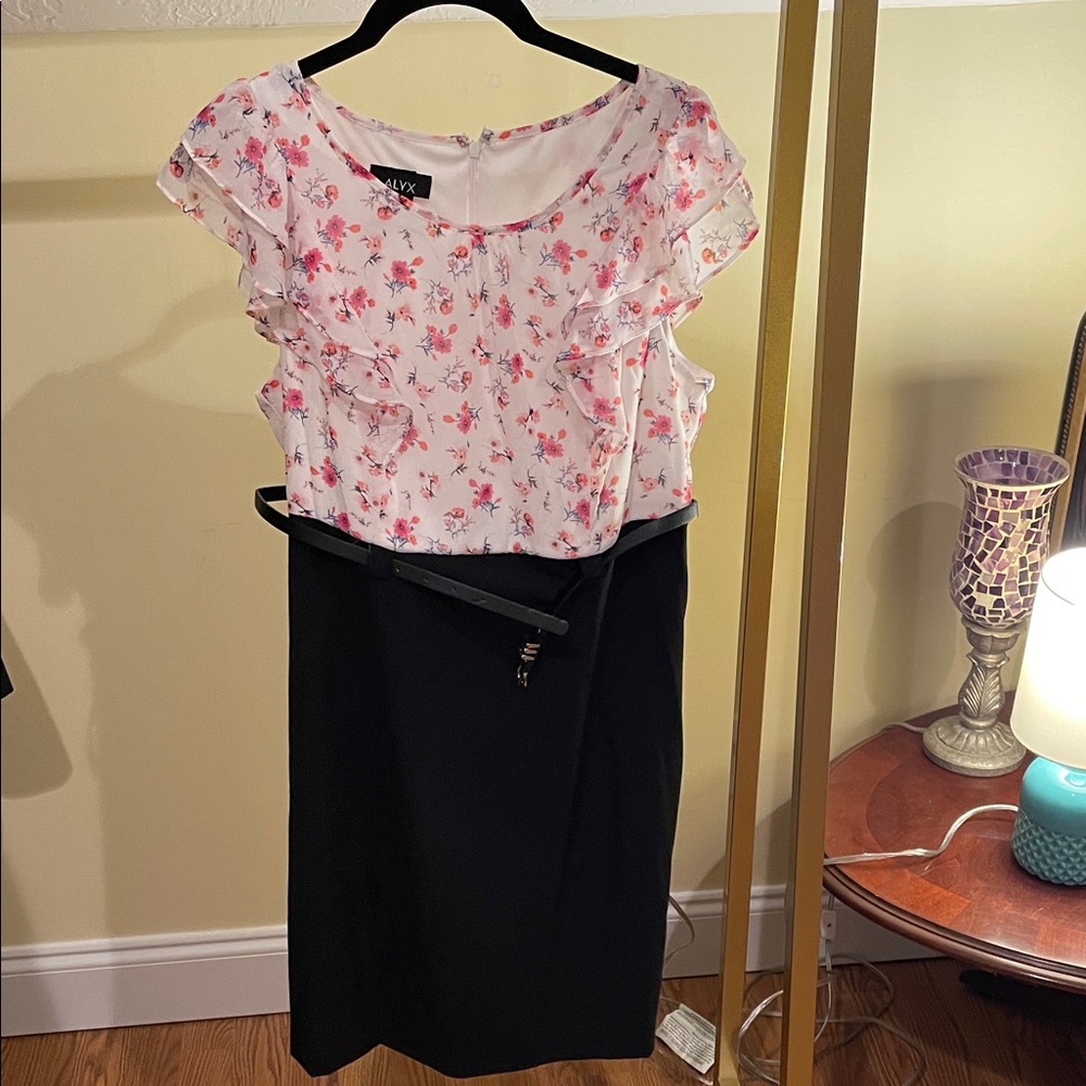 Alyx Floral Top with Pink and Red Details